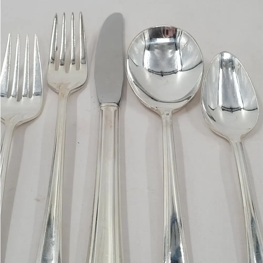 Rogers Brothers Silverplate Eternally Yours Coquette 5 Piece Setting‎ 1-8